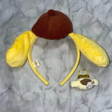 산리오 폼폼푸딩 머리띠 반지