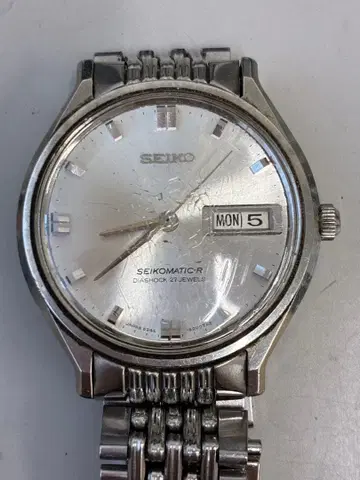세이코 SEIKO 8346-8000 자동 와 플라스틱 방풍 데이데이트