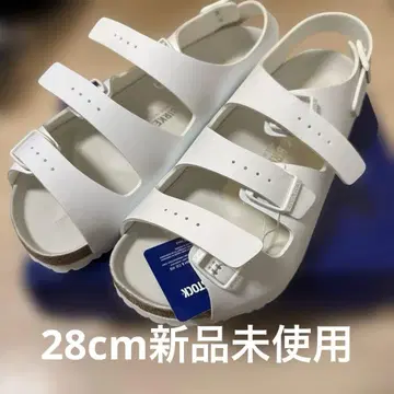 버켄스탁 오슬로 28cm 상당 화이트 샌들 남성용