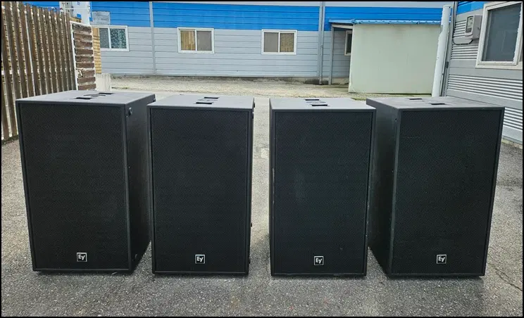 EV QRx 218S 중고 듀얼 18인치 서브우퍼