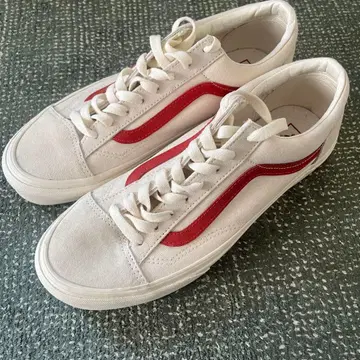 Vans 화이트/레드 스니커즈