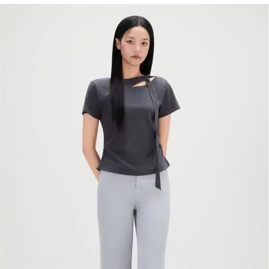미쏘 베이직 코튼 밴딩팬츠