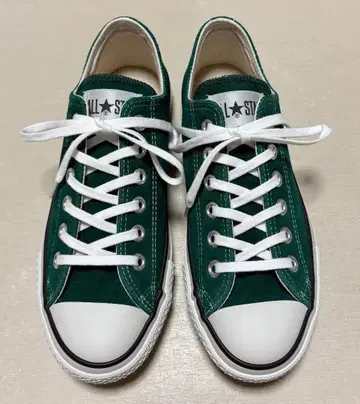 컨버스 일본제 스웨이드 올스타 J 그린 24.5cm 새상품