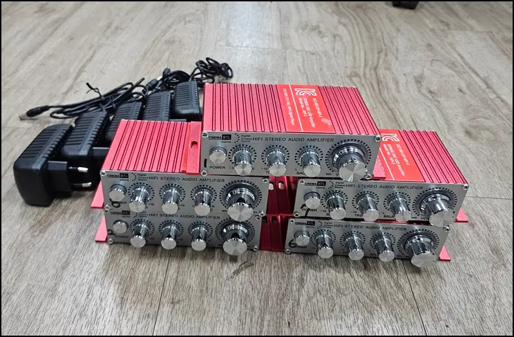 동일Enc MP-3 2채널 미니 HiFi 스테레오 중고 앰프