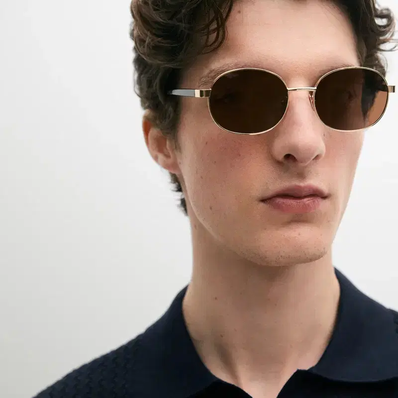 Massimo Dutti 케이블 니트 폴로셔츠