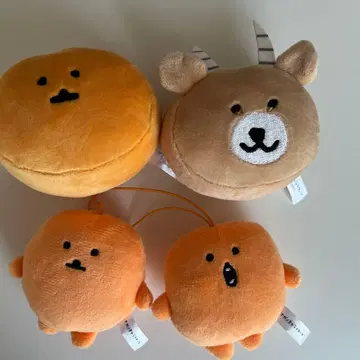 나가노 캐릭터 봉제 인형 마스코트 4개 세트