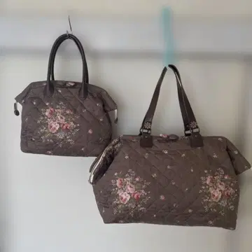 꽃무늬 보스턴 백, 핸드백 세트