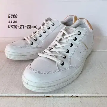 ECCO 에코 소프트 클래식 레더 스니커즈 US10 ( 약 28.0cm )