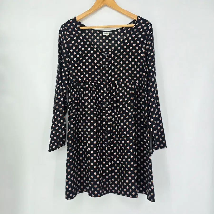 UNITED COLORS OF BENETTON 빈티지 레이온 플라워 원피스 [G31208]