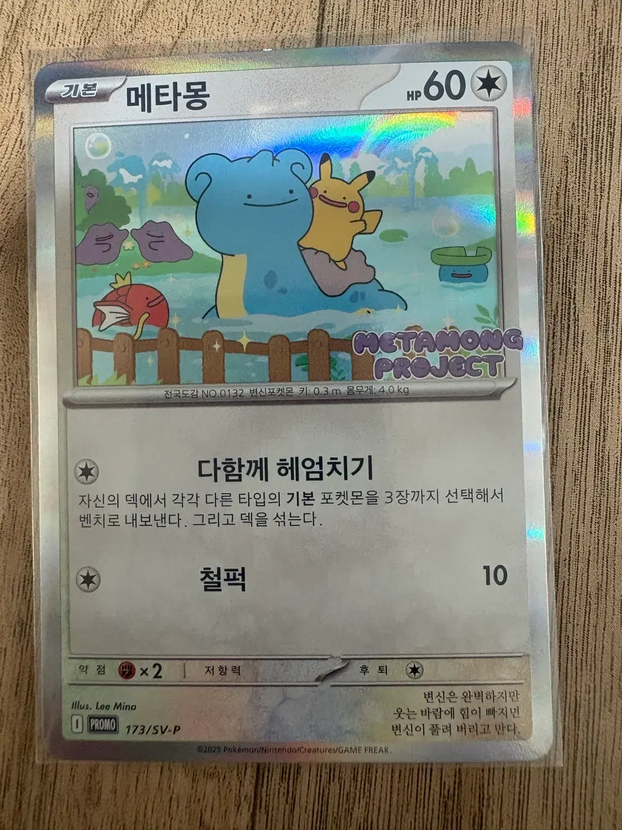 메타몽 포켓몬 프로모 카드 잠실