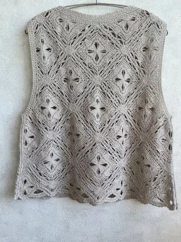 UNITED ARROWS 크로셰 니트 베스트