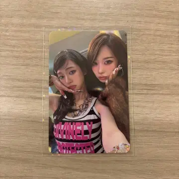 aespa 팬미팅 회장 한정판 카리나 지젤 유닛 트레이딩 카드 CD 예약 특전