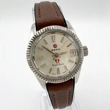 [ 작동 확인 완료 ] RADO 라도 퍼플 호스 자동 와인딩 여성용