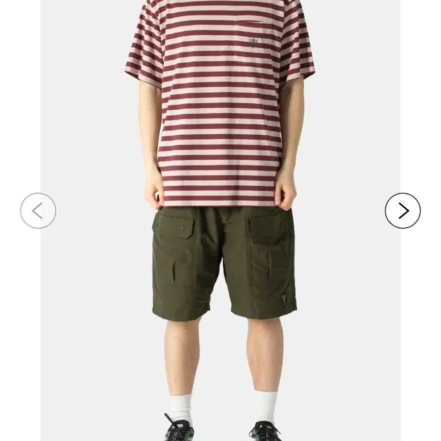 SOUTH2 WEST8 남이서팔 S/S 라운드 포켓 티셔츠