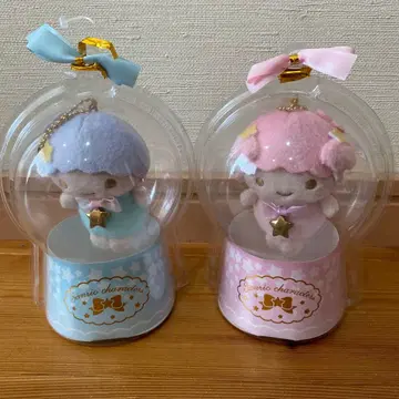 산리오 키키라라 돔형 케이스 마스코트 리틀트윈스타