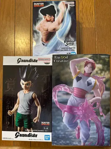 HUNTER x HUNTER 피규어 곤, 너클, 히소카 3체 세트
