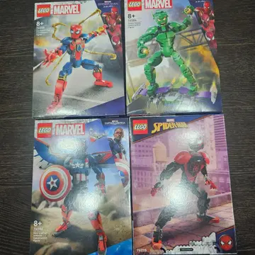 LEGO MARVEL 액션 피규어 4종 세트 레고