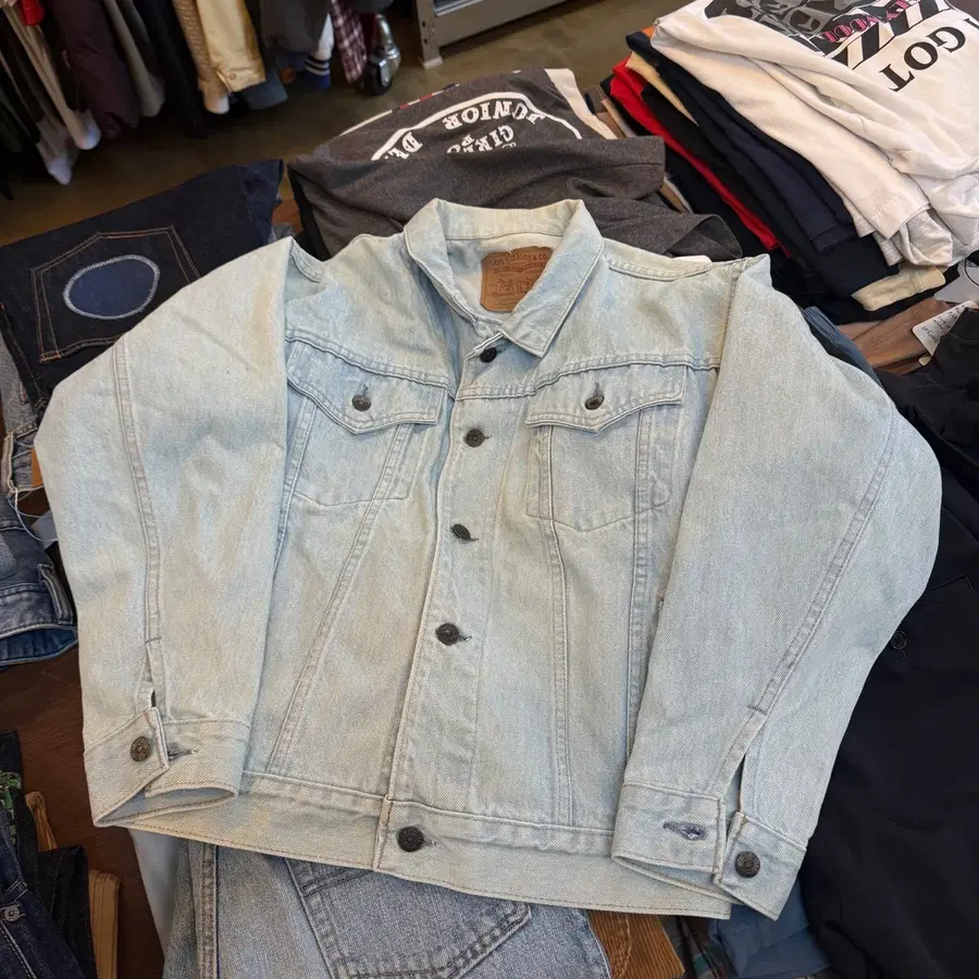 Levi's Authorized Vintage LAV 3세대 데님 트러커 자케