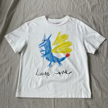 더뮤지엄비지터 청룡 드로잉 반팔 L