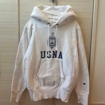 Champion Reverse Weave USNA 후드티 S
