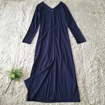 Bed&Breakfast DOUBLE COVER Dress 네이비 S