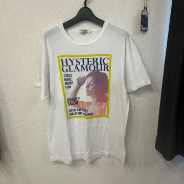 HYSTERIC GLAMOUR 화이트 T셔츠 L사이즈