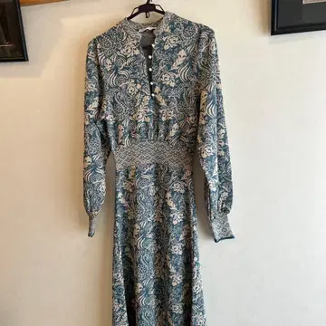 ZARA 자카드 니트 롱 원피스