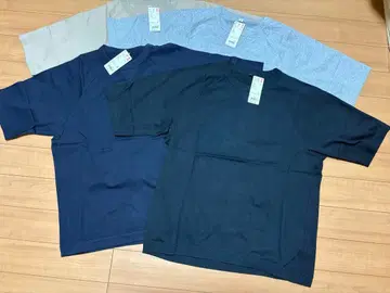 단종 미사용품! UNIQLO 래글런 슬리브 T셔츠 L 4장 세트