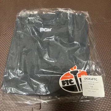 DGK x FTC TORCH 티셔츠 차콜 S