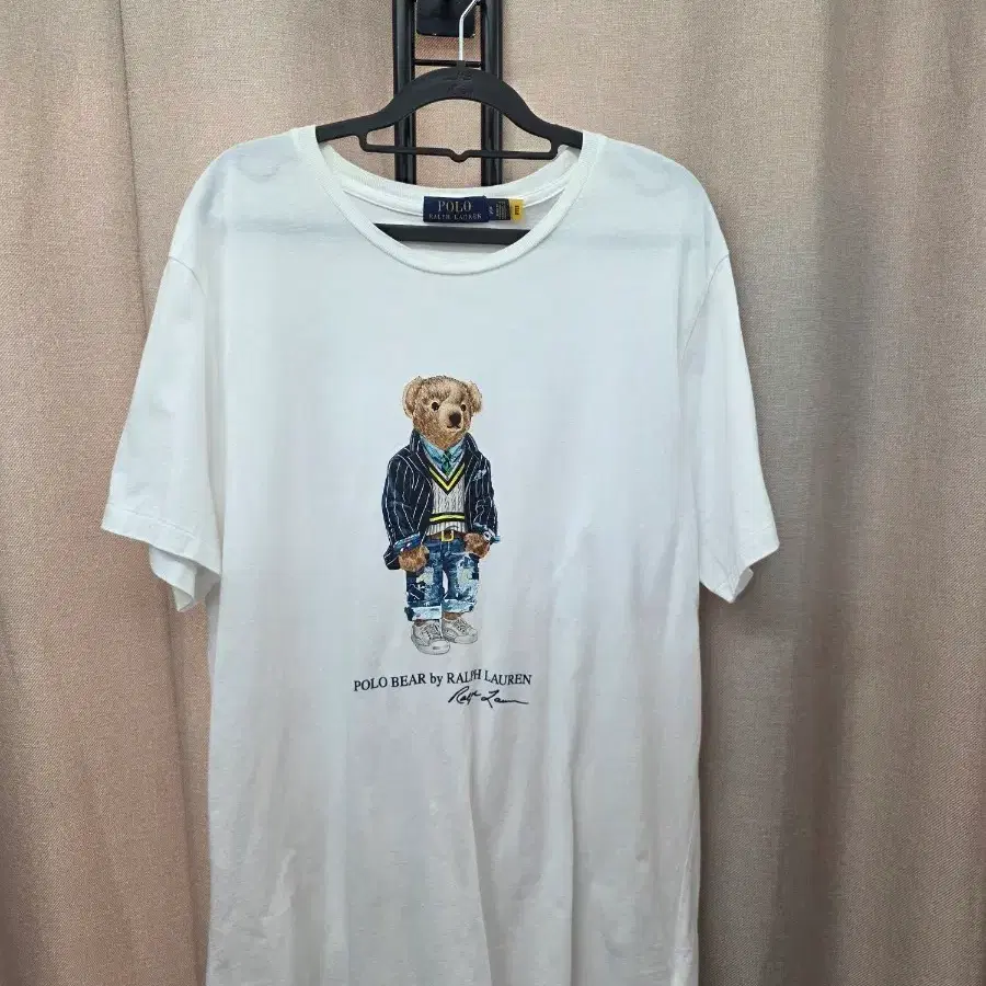 폴로 랄프로렌 폴로 베어 반팔 티셔츠 화이트