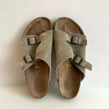 새상품급! BIRKENSTOCK Zurich 스웨이드 샌들