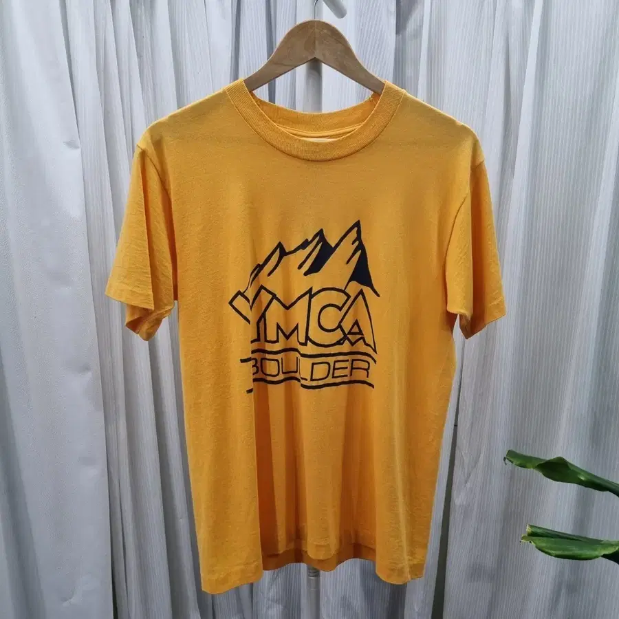 스크린 스타즈 베스트 싱글스티치 YMCA 그래픽 티셔츠 2220