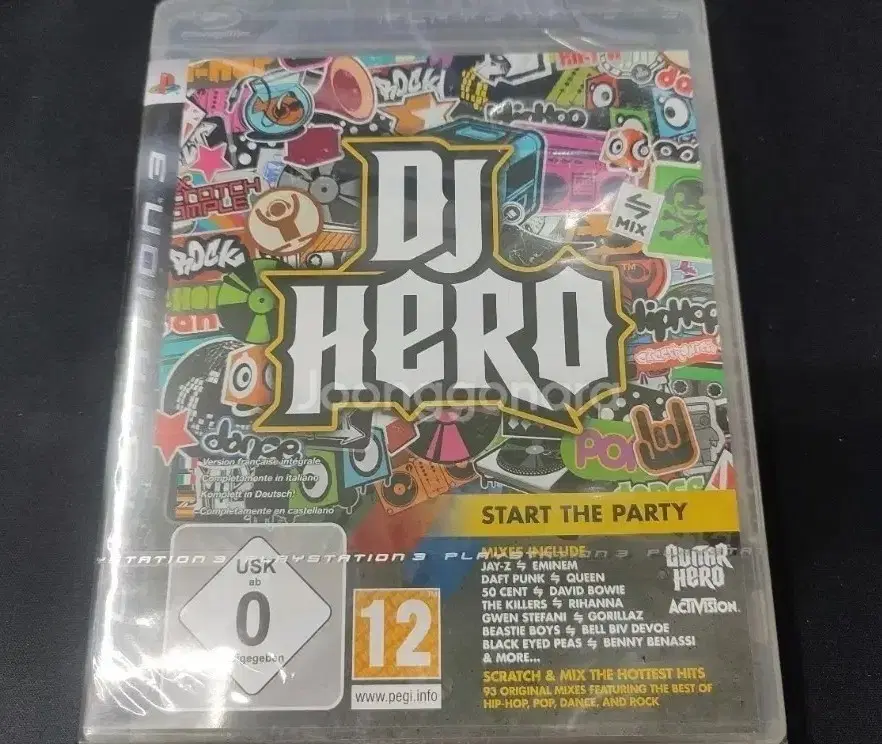 Ps3 DJ HERO 미개봉 북미판 팝니다 플스3
