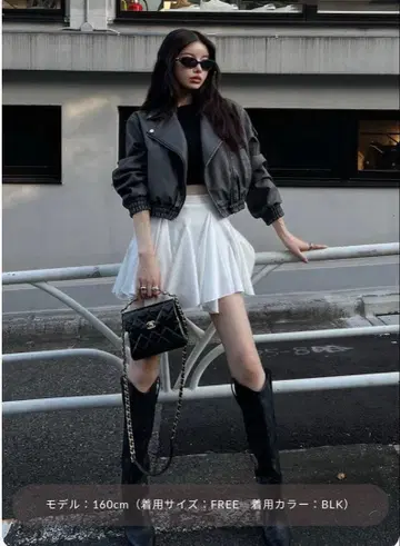 darich 앤티크 가죽 라이더 자켓
