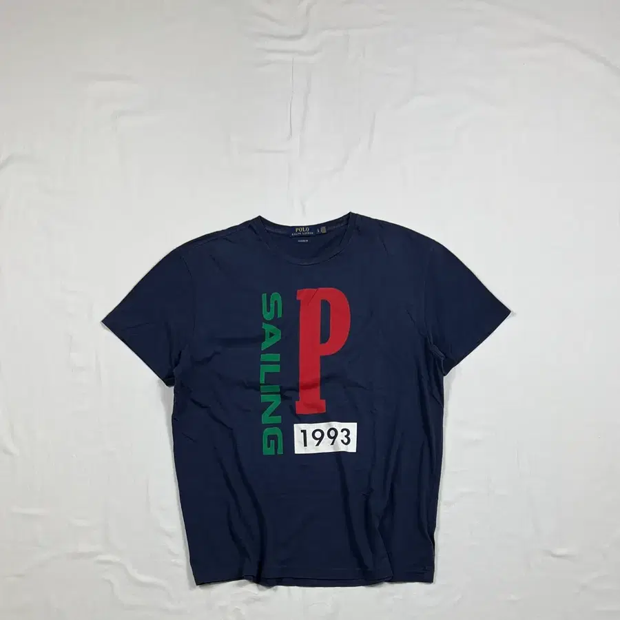 폴로랄프로렌 세일링 p 1993 프린트 반팔티