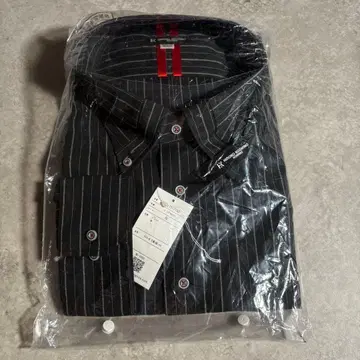 미사용품 히로코코시노 옴 마이터 버튼 다운 스트라이프 셔츠 6L