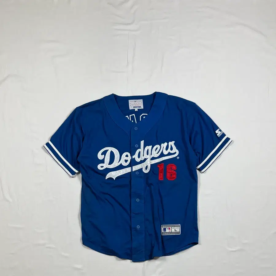 90s 스타터 starter mlb la다저스 노모히데오 베이스볼 셔츠