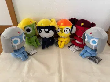 개구리 중사 케로로 기다림 봉제 인형 6개 세트