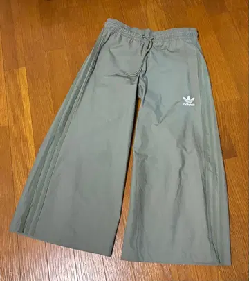 아디다스 pakaian adidas 가우초 팬츠 와이드 팬츠 S