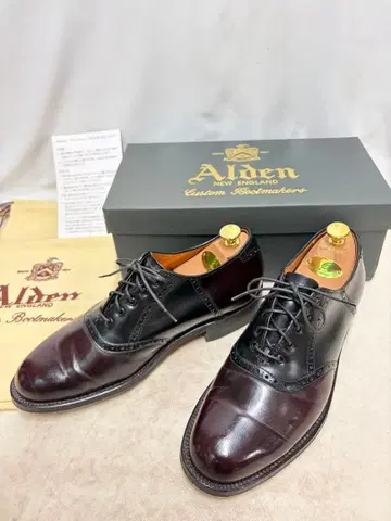 Alden BEAMS PLUS 별주 안장 신발 N7301 알든