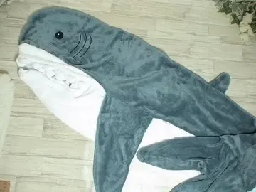 A183 상어 인형옷 입는 담요