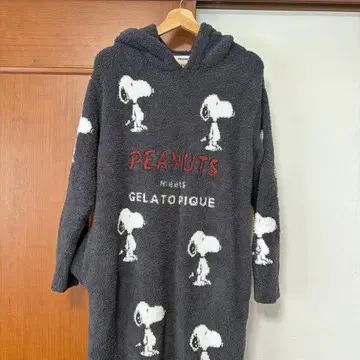 PEANUTS 스누피 후드 부착 룸웨어