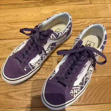 VANS 스니커즈 퍼플 올 패턴 빌리즈 별주 올드스쿨