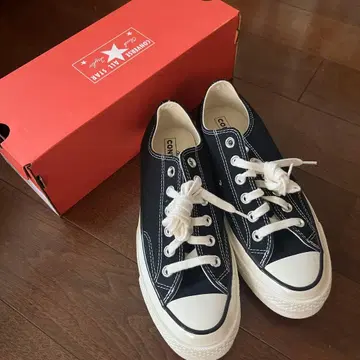 [ 미사용 새상품 ] CONVERSE 척테일러 CT70 블랙 24.5