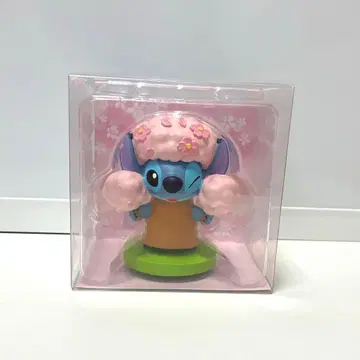 미개봉 디즈니 스티치 벚꽃 피규어