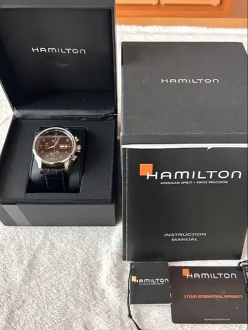 HAMILTON 자동 와인딩 재즈 마스터 오토 크로노그래프 손목시계