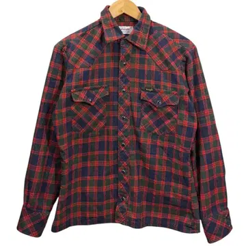 USA제 wrangler 랭글러 웨스턴 셔츠 체크 빈티지