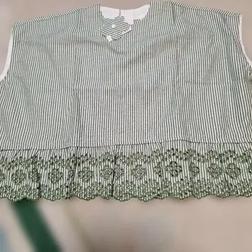 45R 스트라이프 블라우스