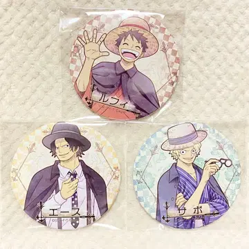루피 에이스 사보 ONE PIECE 도쿄 원피스 타워 캔뱃지