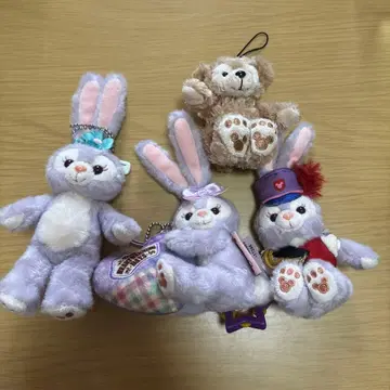 디즈니씨 더피 스텔라루 봉제 인형 참 봉제 인형 배지